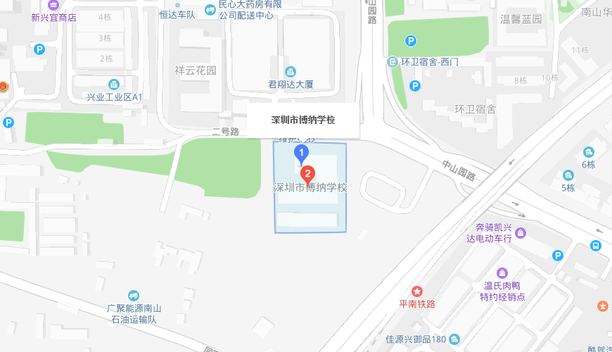 深圳博纳国际学校地图图片