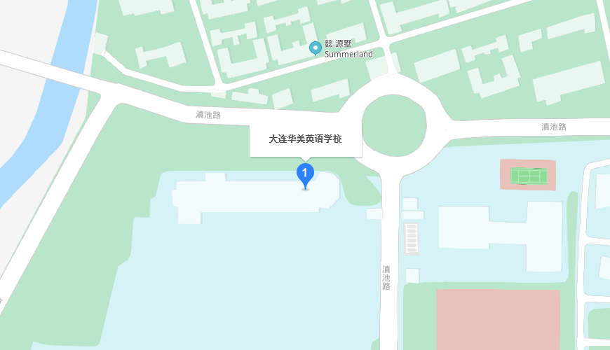 大连华美英语学校地图图片