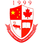 广东中加柏仁学校校徽logo