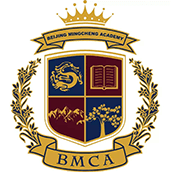 北京明诚外国语学校校徽logo