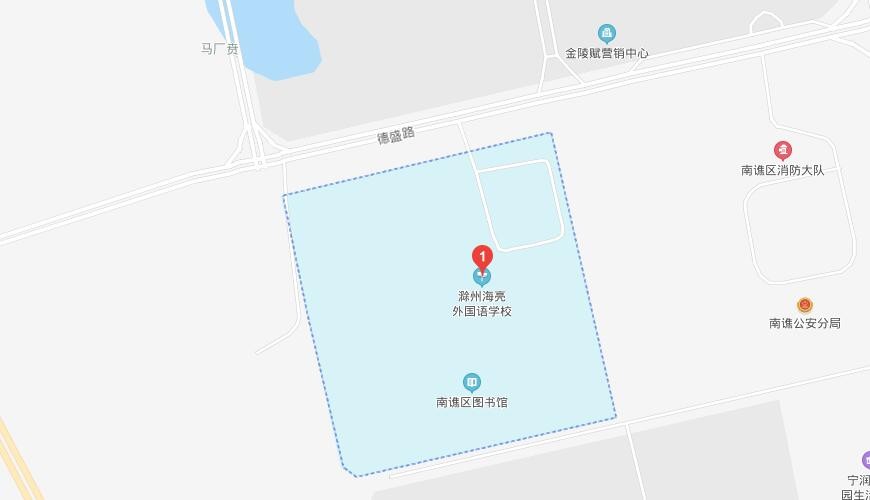滁州海亮学校融合部地图图片