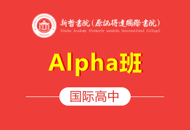 新哲书院（原讯得达国际书院）国际高中（Alpha班）招生简章