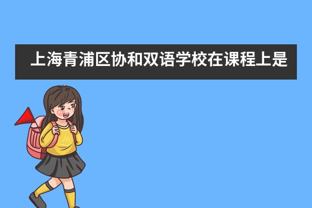 上海青浦区协和双语学校在课程上是怎么设置的？