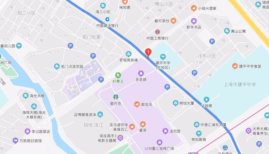 上海建平中学国际课程教学中心地图图片