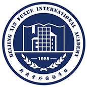 北京市新府学外国语学校校徽logo